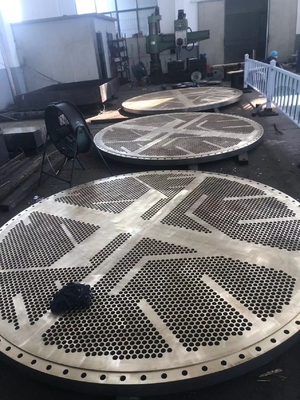 Φύλλο σωλήνα εναλλάκτη θερμότητας ASTM B432 Gr16 Επένδυση πλάκας από χάλυβα τιτανίου