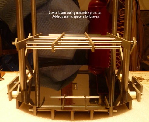LR Sand Blasting Tungsten Part 99,95%Min Tungsten Vacuum Furnace Frame