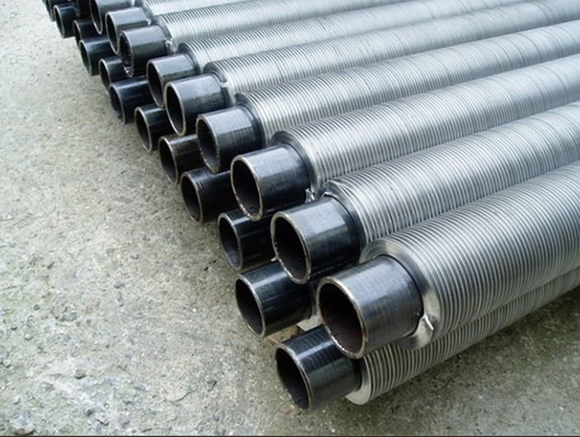 TUV Titanium Fin Tube Pipe Finned Tube Heat exchangers Petrochemical Aerospace