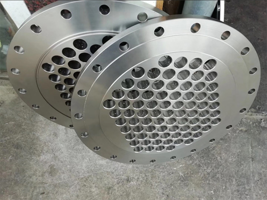 Φύλλο σωλήνα Titanium Gr7 Gr9 Heat Exchanger Tube SA516 GR70 Titanium Tube Sheet