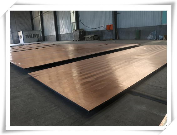 Φύλλο TUV Copper Επενδυμένο από ανοξείδωτο χάλυβα 2-12mm Heat Boiler Tube Sheet Steam Burbine