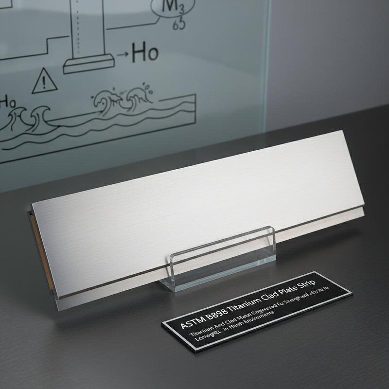 ASTM B898 Τιτανίου Καλυμμένη Πλάκα Τρίδα Τιτανίου Και Καλυμμένο Μεταλλικό Μηχανικό Για Δύναμη Και Μακροζωία Σε Ακατασταλτικά Περιβάλλοντα